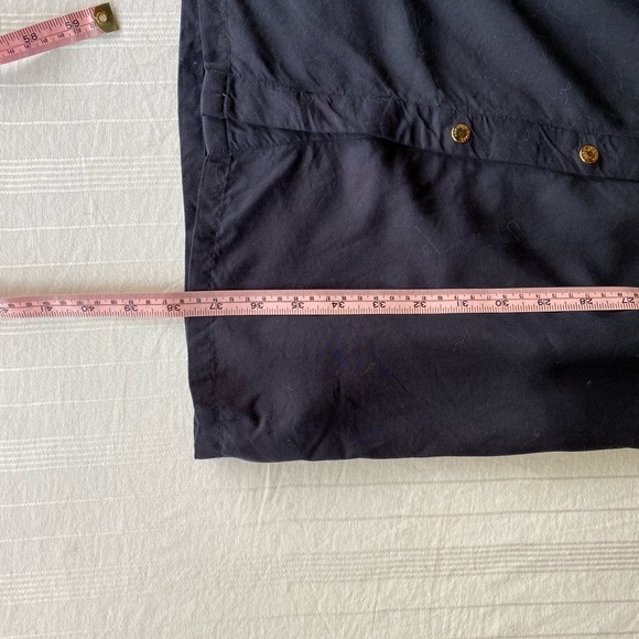 Navy Michael Kors Day Dress with Gold Buttons - Picture 2 of 8